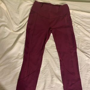 Lululemon 3/4 length leggings